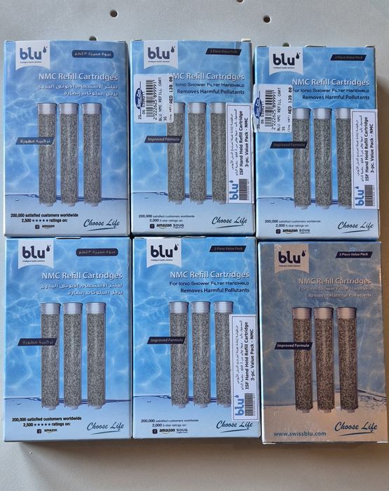 Set de filtre ionice pentru sistem/para dus Blu