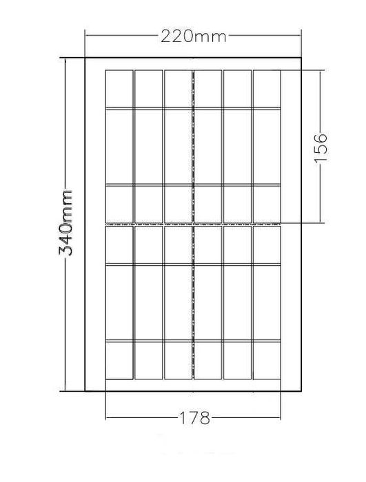 Соларен панел 6v  - 35лв.