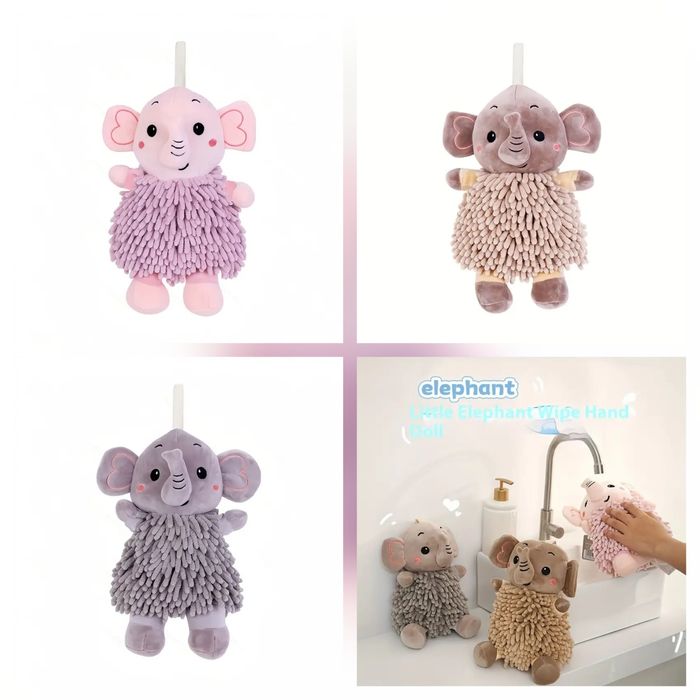 Колекция 2в1 Плюшени играчки – Играчка и Кърпа за ръце в Едно