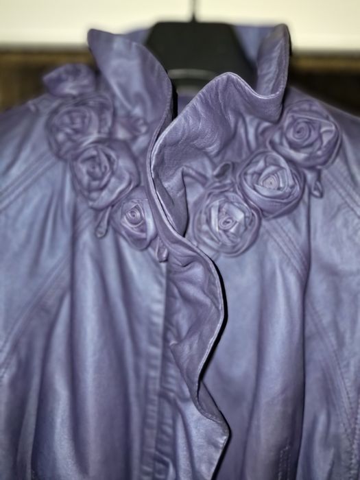 Rochie/trench din piele M