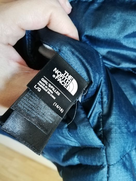 The north face 550 пухено двулицево яке размер 14/16