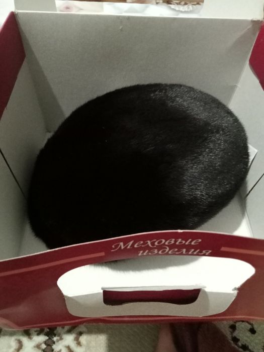 Норка шапка новый