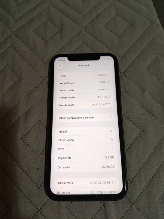 iPhone 11 128GB negru