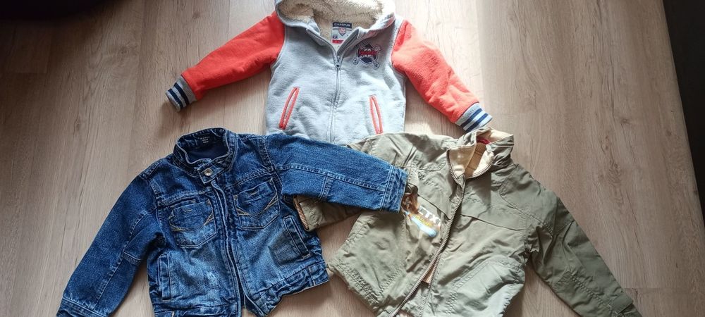 Лот от якенца за пролет или есен за момче - ръст 110см