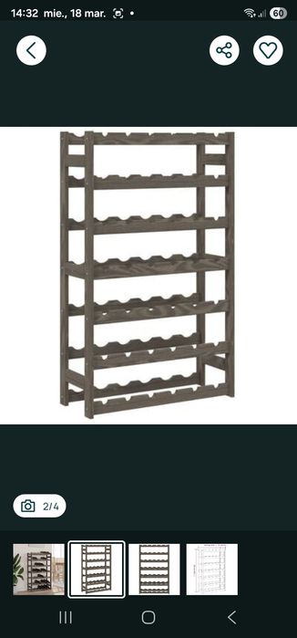 Raft pt vinuri 200 lei nou