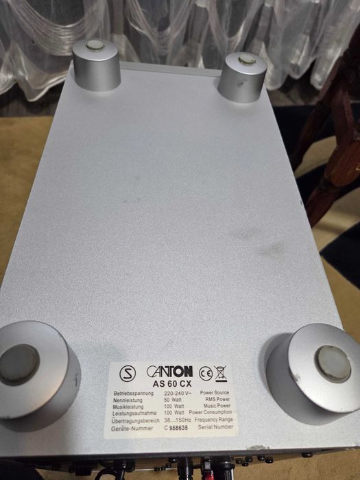Subwoofer Audio Activ Canton AS 60 CX Statie Interna pt El
