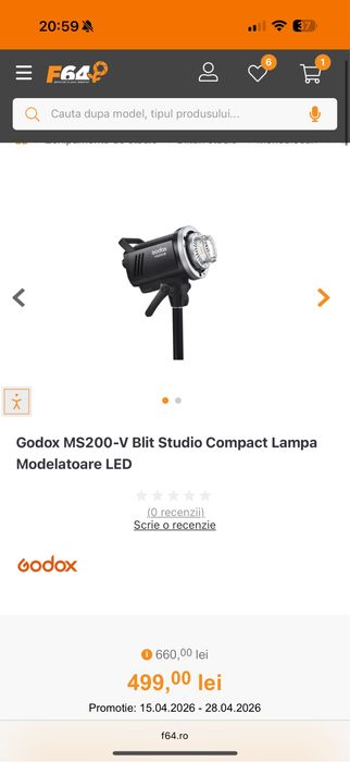 Blit studio godox ms 200 v