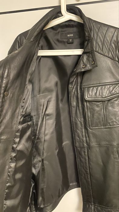 Кожаная куртка Hugo Boss