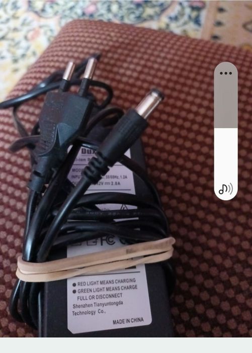 Incarcator  si acumulator trotineta