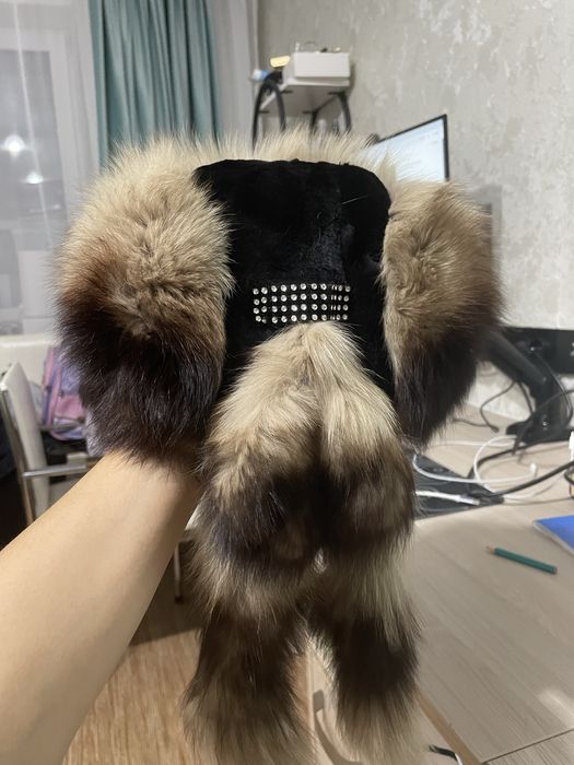 Шапка чернобурка