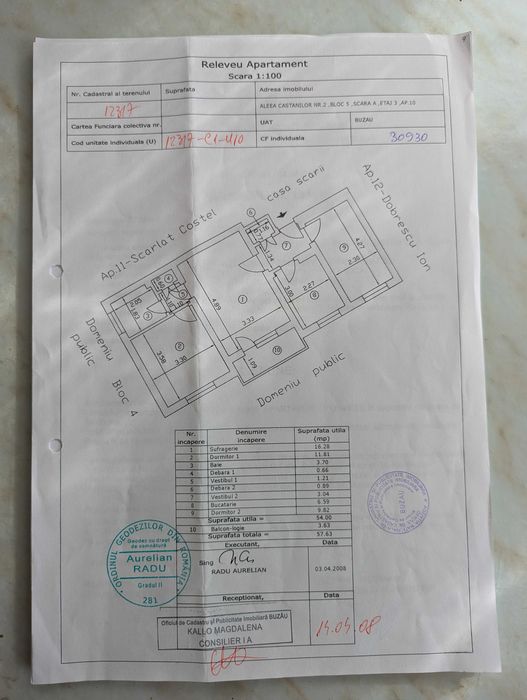 Apartament 3 camere - langa Crang/Teatru