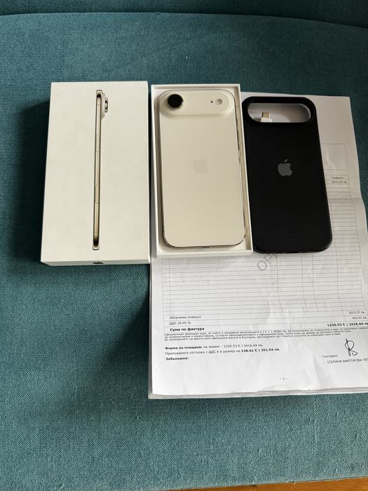 Като нов iPhone 17 Air Light Gold 256GB 2025 Vivacom