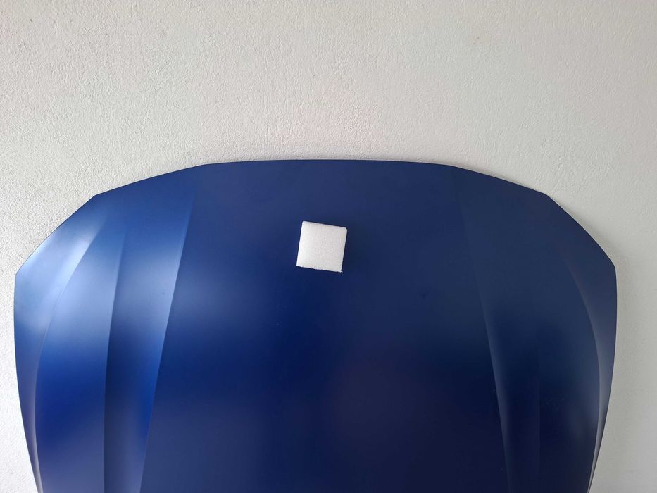 Като Нов Оригинален Преден капак BMW G22 G23 G26 Син мат Алуминиев, БМВ Г22 Г23 Г26