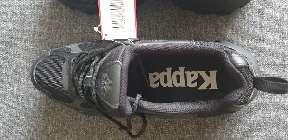 Kappa Veloce Mens Trainers Black Size EUR44