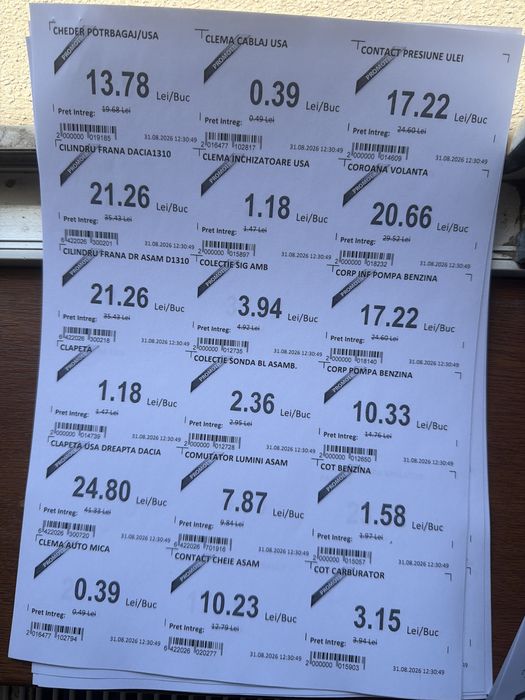 Piese Auto vechi Dacia,Matiz, Tico 1300,Papuc Cielo