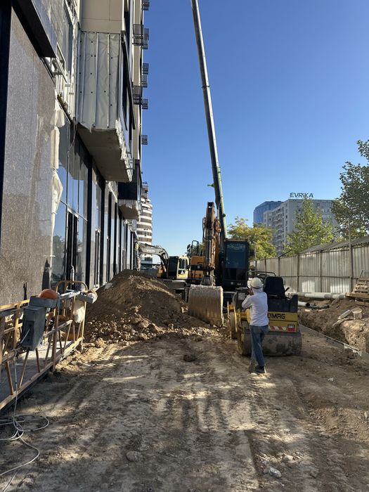 Услуги эксковатор пагрузчик малютка