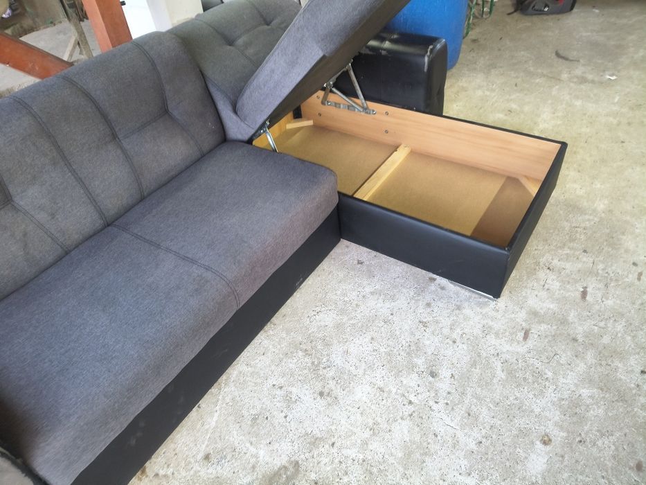 Vând canapea extensibila cu lada depozitare