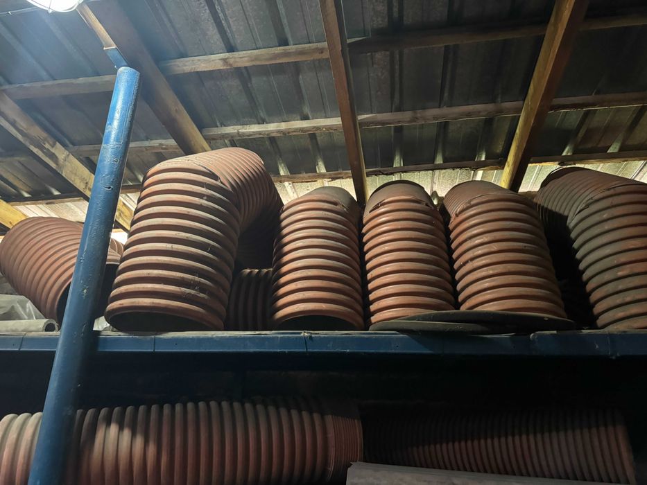 отводы гофра и полиэтелен