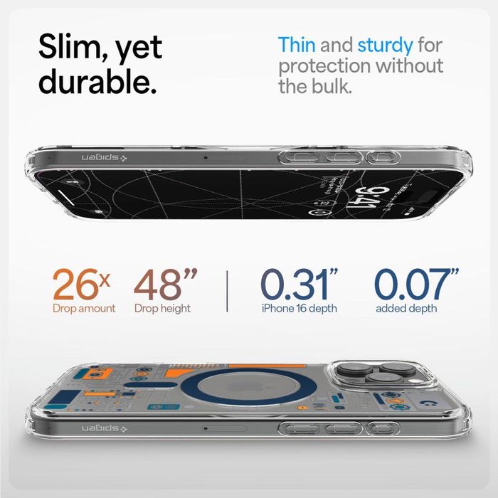 Хибриден калъф Spigen Ultra Hybrid MagSafe analogue-iPhone 16 Pro/Max