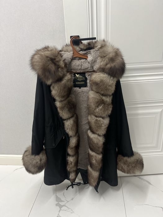 Женская натуральная парка