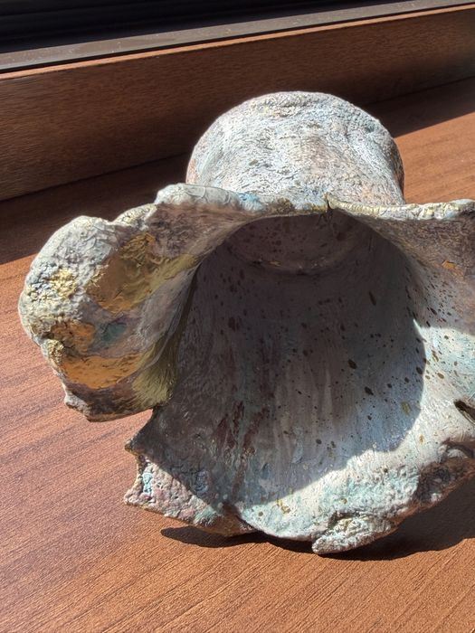 Vas decorativ sculptural / Vază artistică handmade