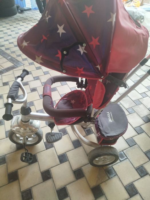 Велосипедли аравача ҳамма жойи бутун