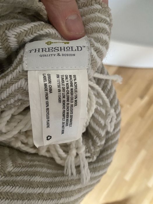 Одеяло Плед с узором «елочка» 120x140