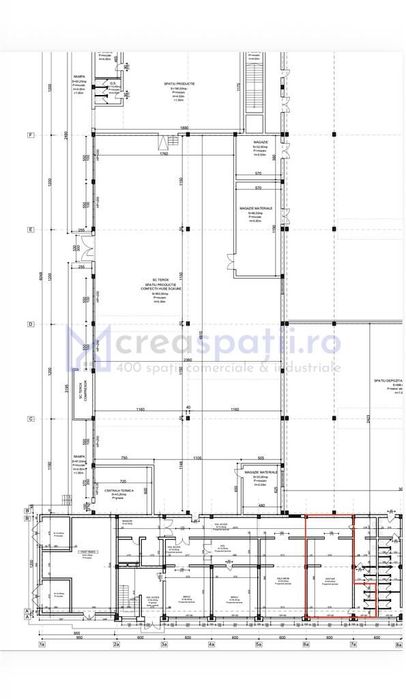 Spatii comerciale birouri Calea Chisinaului Leroy de la 67mp la 500mp