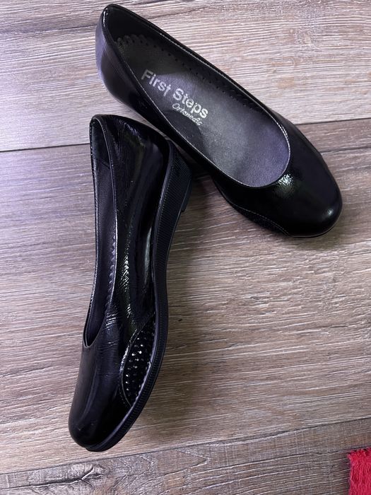 Черные праздничные туфли для девочки