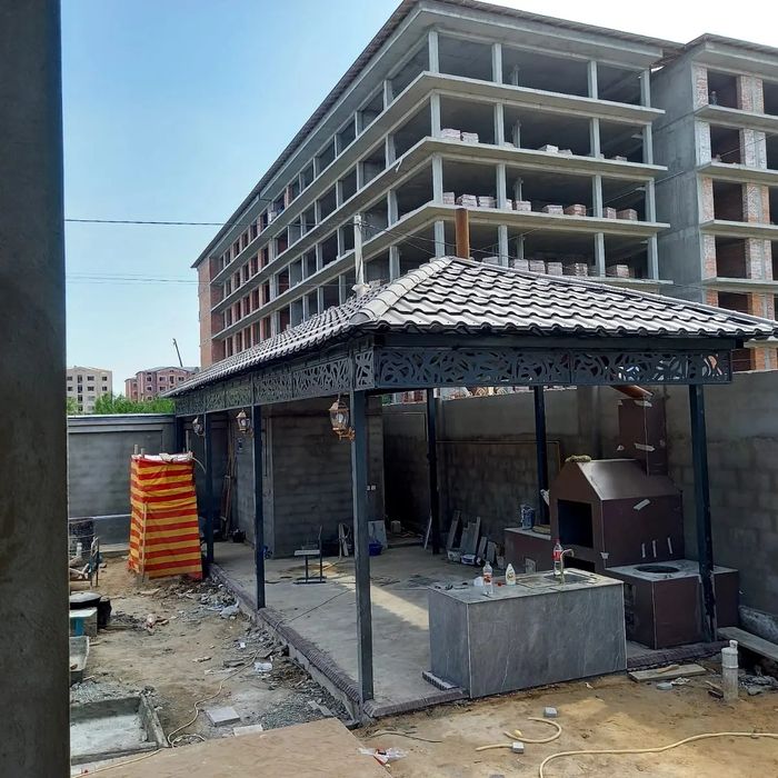 Навес ворота  арка тапчан есік решетка