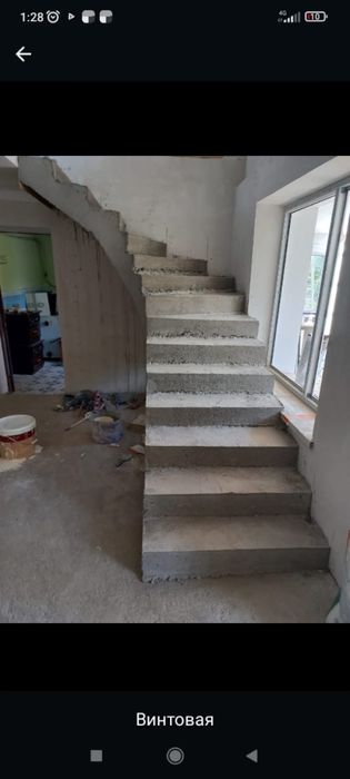 Бетонные лестницы. Монолит лестница