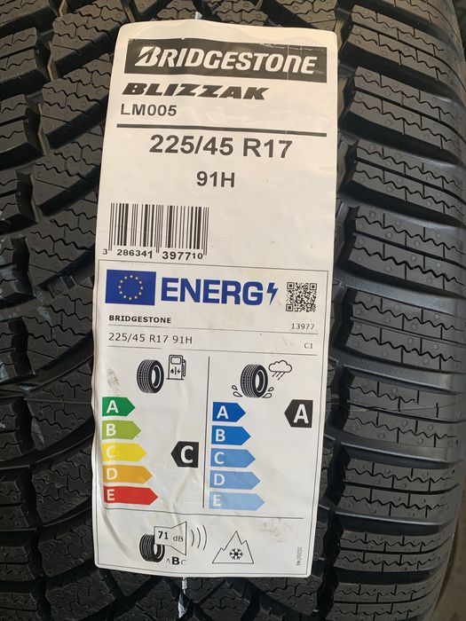 Нови зимни гуми BRIDGESTONE LM005 225/45R17 91H НОВ DOT 2254517