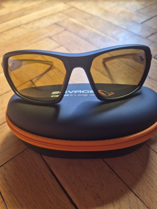 Очила savage gear с поляризация, жълта плака!