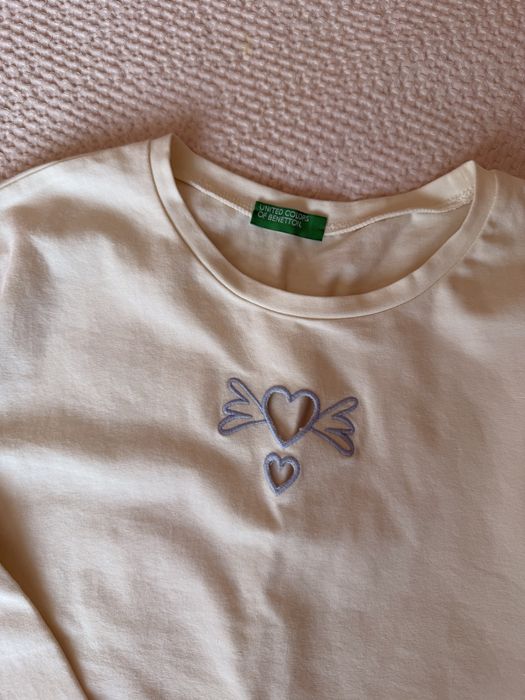 Лонгслив benetton для девочки