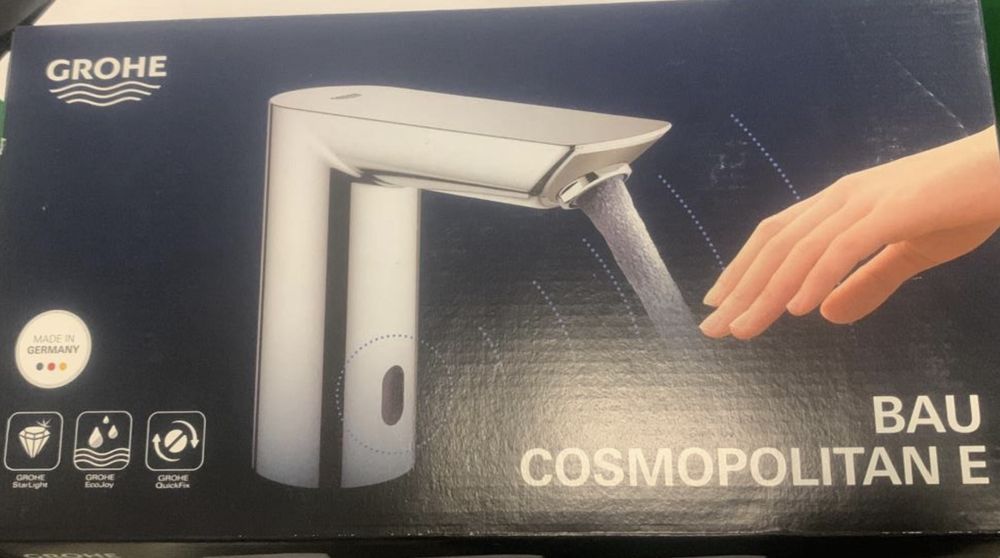 сенсорный смеситель для раковины Grohe Bau Cosmopolitan E.