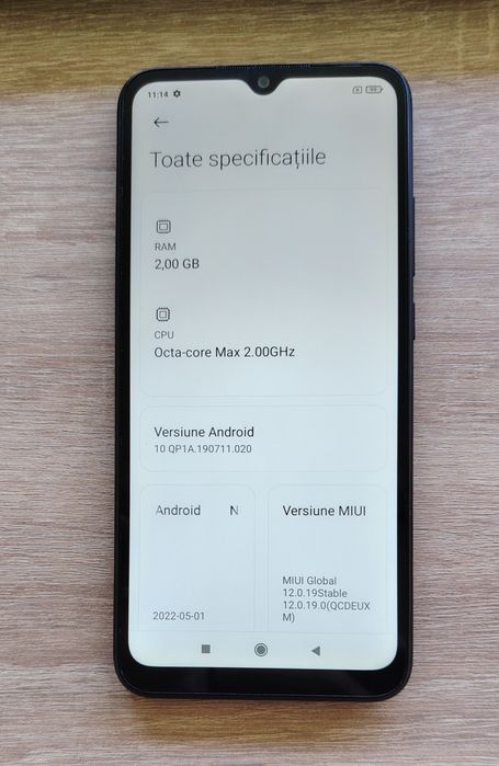 Vând Xiaomi Redmi 9A – 32 GB / 2 GB RAM