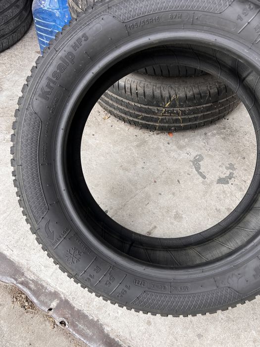 4 anvelope m+s 195/55/16 , Kleber , DOT 2023