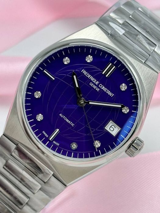 Женские часы Frederique Constant с бриллиантами, механика.