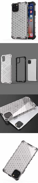Husa carcasa telefon mobil Samsung Galaxy S10 Lite - Gel TPU Honeycomb Shock-proof Black CUBZ