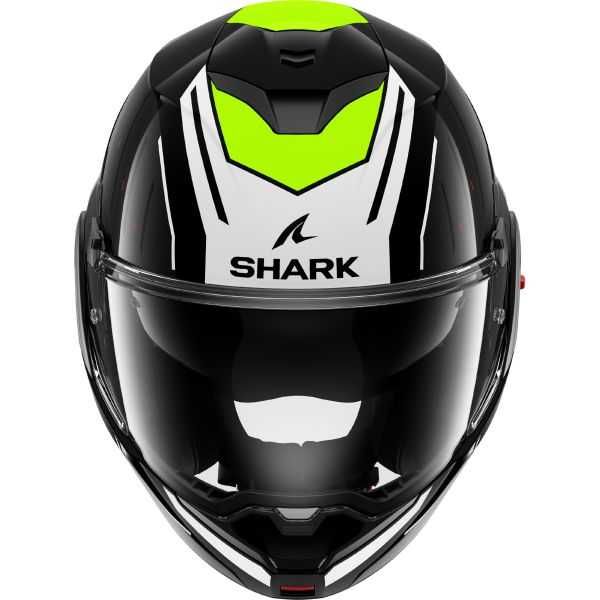 Модуларна Отваряема мото каска за мотор SHARK OXO RYDGER Green/ White