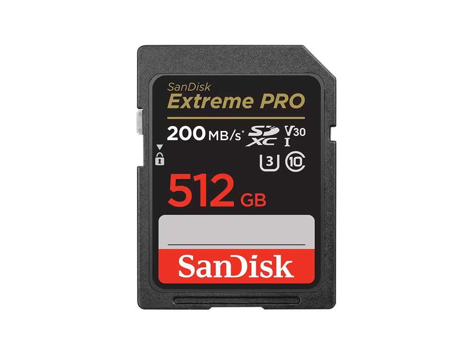 Card de memorie Sandisk Extreme Pro SDXC, 512GB, UHS-I U3 Clasa 10 V30