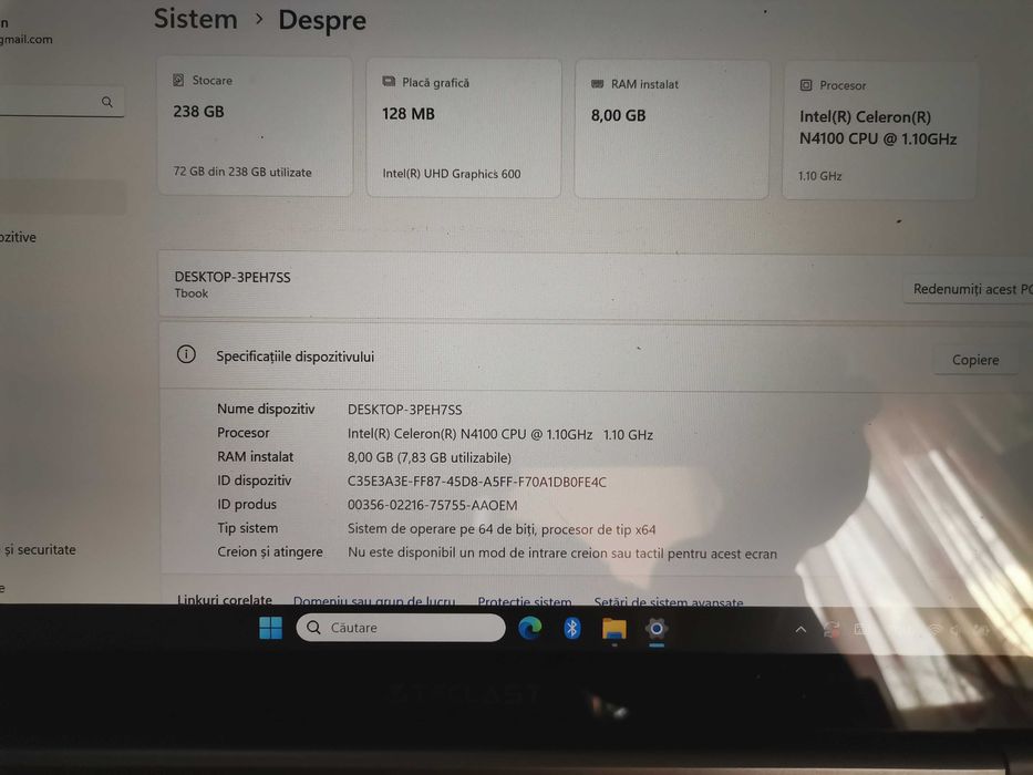 Laptop teclast in stare buna