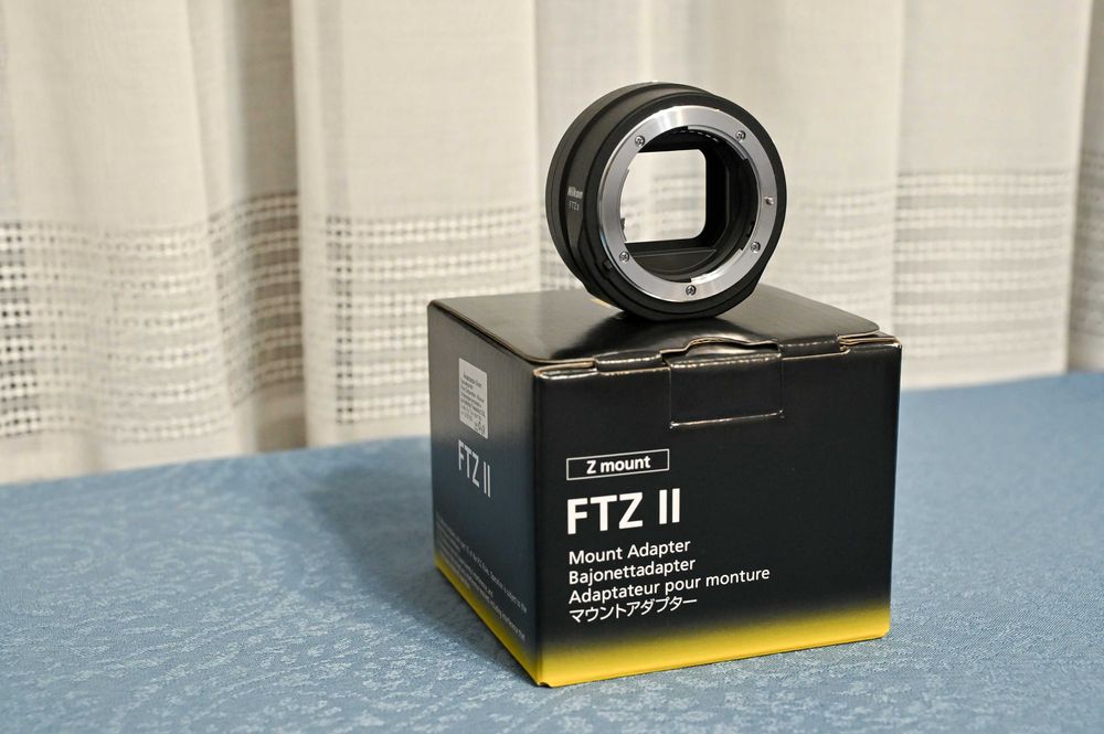 Obiectiv Nikon 24-120mm F4 G ED, Adaptor Nikon FTZ II