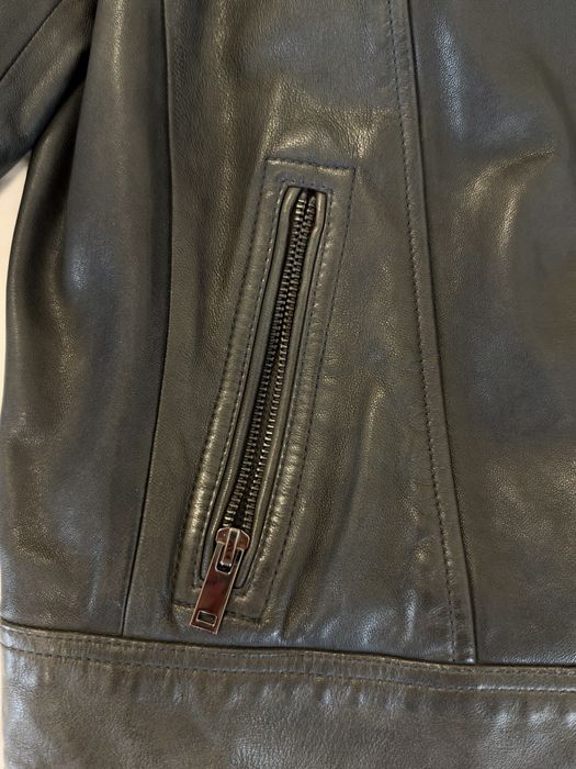 Geacă de piele naturală Massimo Dutti, mărimea L