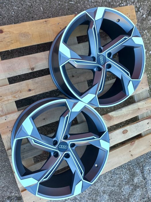 20"AUDI Rotor26 Matt Gunmetal Polish 9Ж ет30 A5 A6 A7 A8 Q3 Q5 Q7 Нови