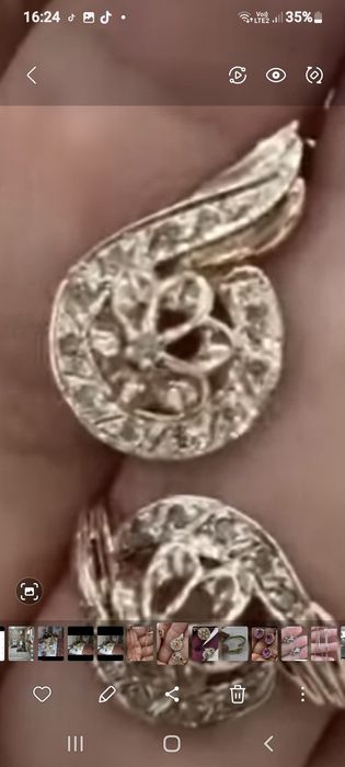 Сырга сатылады комплект 11гр