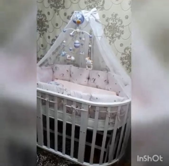 Детский кровать российского материала