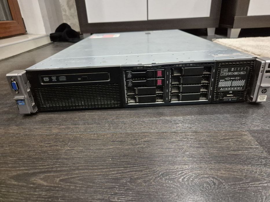 Сървър HP ProLiant DL380p Gen8 – Intel Xeon E5-2689, RAM, SAS дискове + PCI-E видеокарта