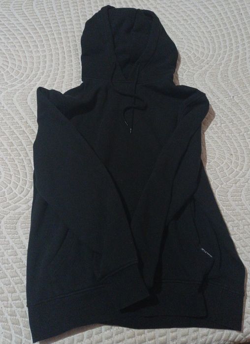 Hanorac negru cu gluga