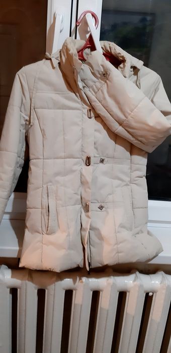 Куртка зимняя бежевая